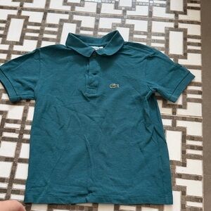 Lacoste Kids Polo Shirt in Teal